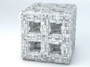sci-fi shapes - the quadron 3D Model