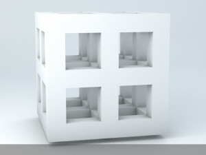 sci-fi shapes - the quadron Modelo 3D