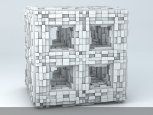 sci-fi shapes - the quadron Modelo 3D