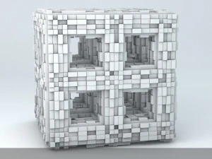 sci-fi shapes - the quadron 3D Model