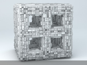 sci-fi shapes - the quadron Modelo 3D