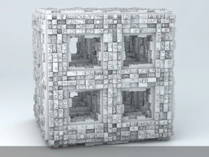 sci-fi shapes - the quadron 3D Model