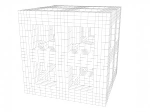 sci-fi shapes - the quadron 3D Model