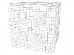 sci-fi shapes - the quadron 3D Model