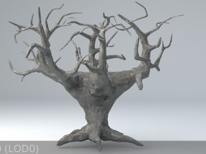 sci-fi shapes - the tree of eternity low-poly 3D-Modell