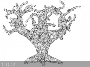 sci-fi shapes - the tree of eternity low-poly 3D-Modell