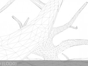 sci-fi shapes - the tree of eternity low-poly 3D-Modell