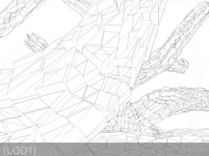 sci-fi shapes - the tree of eternity low-poly 3D-Modell