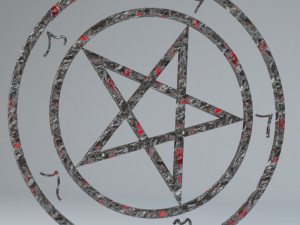 devil pentagrams Modello 3D