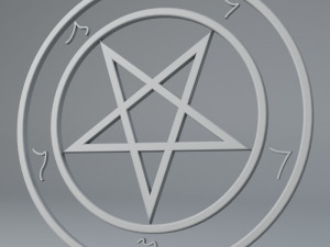 devil pentagrams Modello 3D