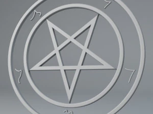 devil pentagrams 3D Model