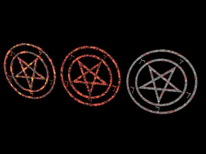 devil pentagrams 3D Model