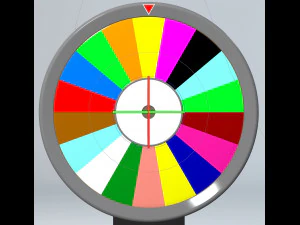 fortune wheel high poly 3D Model