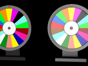 fortune wheel high poly 3D Model