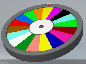 fortune wheel high poly 3D Model