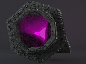 sci -fi shapes - the gate of dimensions low-poly 3D 模型