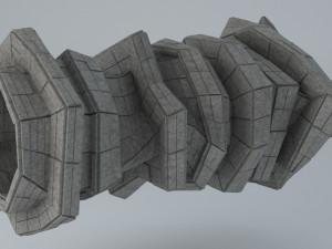 sci -fi shapes - the gate of dimensions low-poly 3D मॉडल
