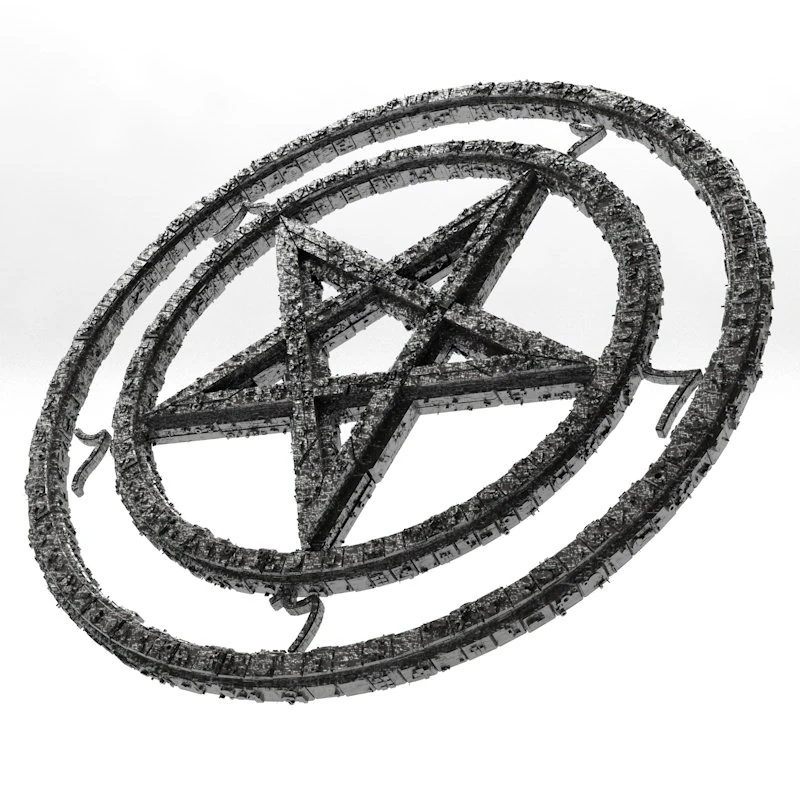 kształty science fiction - przywoływacz Model 3D .c4d .max .obj .3ds .fbx .stl .blend 