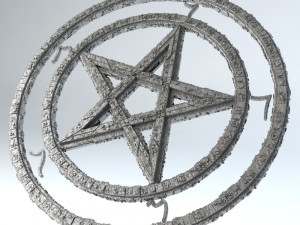 sci fi shapes - the summoner 3D Model