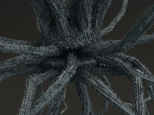 sci -fi shapes - the parasite 3Dモデル