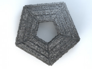 sci -fi shapes - the pentagon 3D 模型