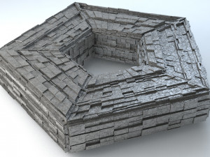 sci -fi shapes - the pentagon 3D 模型