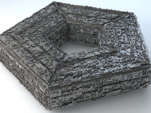 sci -fi shapes - the pentagon 3D 模型