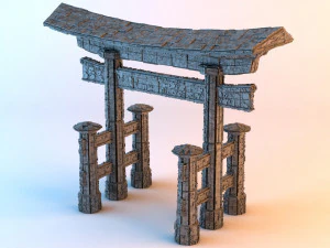 sci-fi shapes - the torii low-poly 3D Model