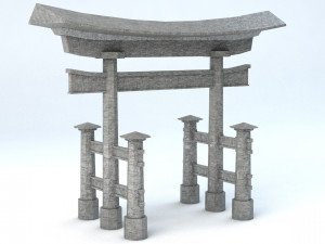 sci-fi shapes - the torii low-poly 3D Model