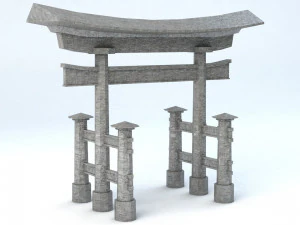 sci-fi shapes - the torii low-poly 3D Model