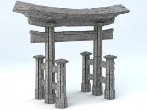 sci-fi shapes - the torii low-poly 3D Model