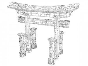 sci-fi shapes - the torii low-poly 3D Model