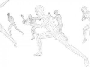 kung fu martial artists pack 2 low-poly 3D 模型