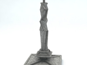 sci fi shapes - dystopia building 2 3D Model
