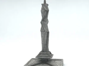 sci fi shapes - dystopia building 2 3D Model