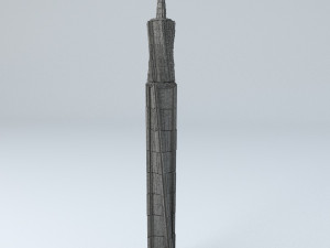 sci fi shapes - dystopia building 5 Modelo 3D