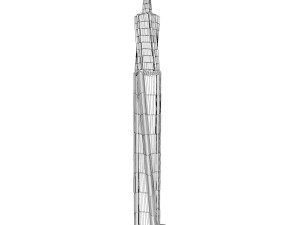 sci fi shapes - dystopia building 5 Modelo 3D