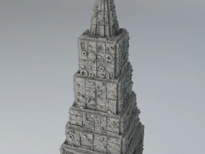 विज्ञान फाई आकृतियाँ - डायस्टोपिया बिल्डिंग 6 3D मॉडल