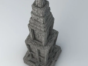 विज्ञान फाई आकृतियाँ - डायस्टोपिया बिल्डिंग 6 3D मॉडल