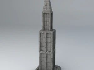 विज्ञान फाई आकृतियाँ - डायस्टोपिया बिल्डिंग 6 3D मॉडल