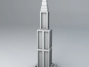 विज्ञान फाई आकृतियाँ - डायस्टोपिया बिल्डिंग 6 3D मॉडल