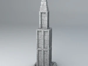 विज्ञान फाई आकृतियाँ - डायस्टोपिया बिल्डिंग 6 3D मॉडल