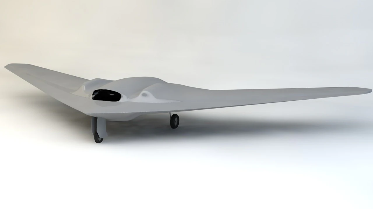 rq170 sentinel drone 3D Model .c4d .max .obj .3ds .fbx .stl .blend 
