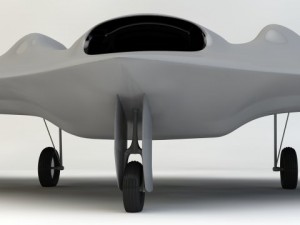 rq170 sentinel drone Model 3D