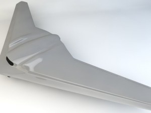 rq170 sentinel drone Model 3D