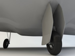 rq170 sentinel drone Model 3D