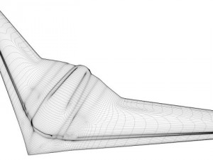 rq170 sentinel drone Model 3D