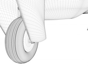 rq170 sentinel drone Model 3D