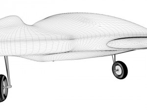 rq170 sentinel drone Model 3D
