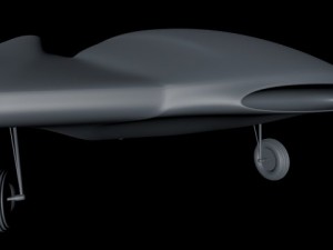 rq170 sentinel drone Model 3D